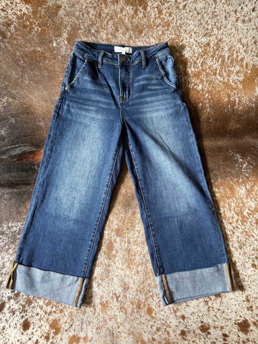Risen Jean crop wide leg size 3 / 26